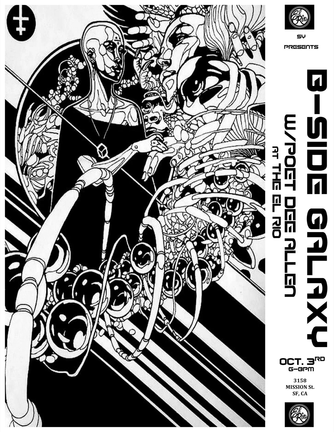 El Rio show flyer