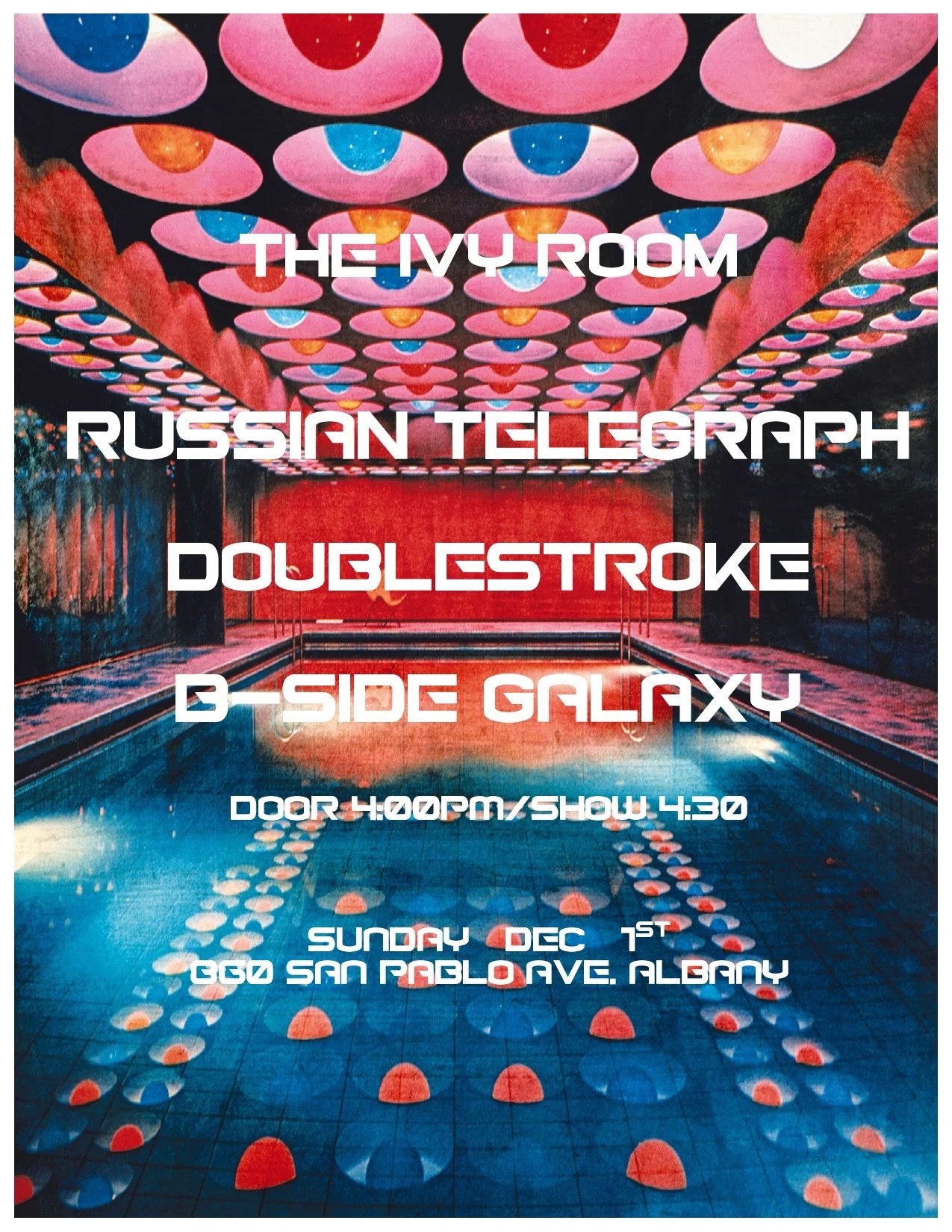 The Ivy Room 2024 show flyer