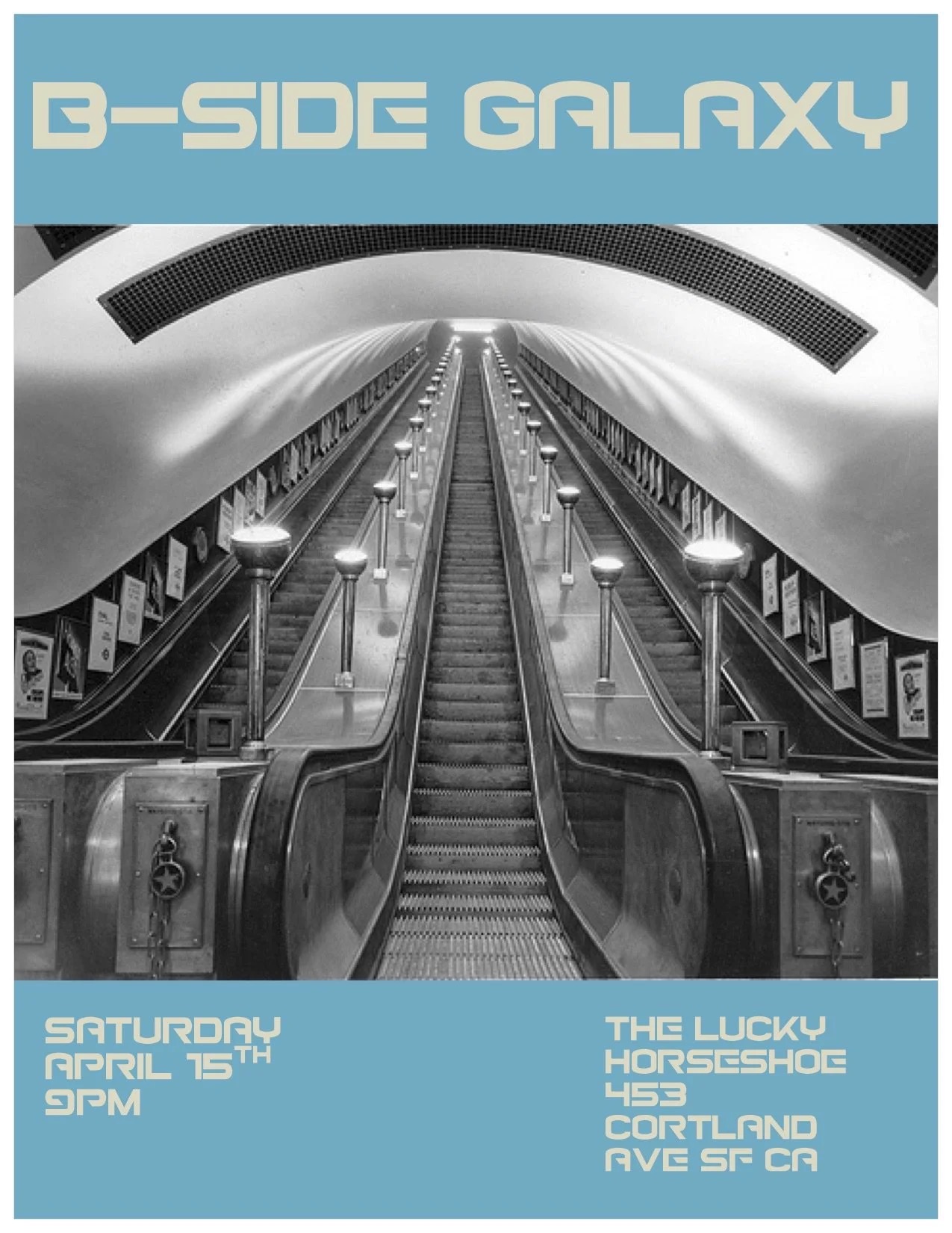 The Lucky Horseshoe 2023 show flyer